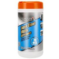 VISBELLA SuperClean universalios paskirties drėgnos valymo servetėlės 70vnt