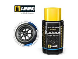 AMMO MIG - Cobra motor dažai Cobra Motor Matt Black, 30 ml, 0340