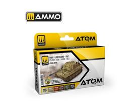 AMMO MIG - ATOM Akrilinių dažų rinkinys TIGER I Late Colors Vol.1, 20720
