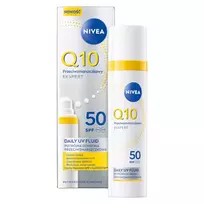 NIVEA_Q10 kasdienis UV spindulių skystis veidui nuo raukšlių SPF50 40ml