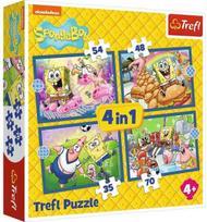 Dėlionė Spongebob 4w1 Trefl, 34674T