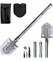 Daugiafunkcinis sulankstomas keliautojo kastuvas "Survival shovel 10-in-1"