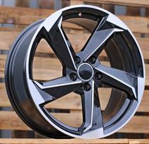 Ratlankis RACINGLINE B5185 R17x7.5 5x112 ET 35 CB 66.5 (Black Polished) (675 kg)
