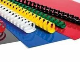 *Plastikinės įrišimo spiralės Forpus, 12mm, 100vnt., baltos spalvos