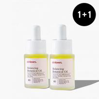 Skinlovers Balancing Botanical Oil Veido odos aliejus su kanapėmis, 2x15ml