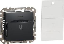 Key card Switch 10AX, anthracite Sedna Design SDD114121 | 3606481480033