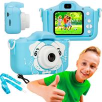 Extralink Kids Camera H28 Dual Blue | Camera | 1080P 30fps, 2.0-inch screen