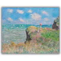 Reprodukcija „Uolų takas Purvilyje“, Claude Monet (1882)