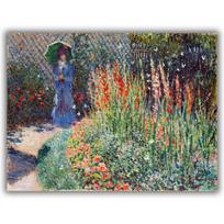 Reprodukcija „Apvali gėlių lysvė“, Claude Monet (1876)