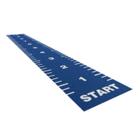 Grindų danga su dirbtine žole Trackz Essential Range 10 × 2 m (Spalva: Mėlyna)