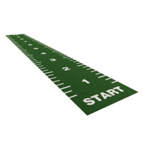 Grindų danga su dirbtine žole Trackz Essential Range 10 × 2 m (Spalva: Žalia)