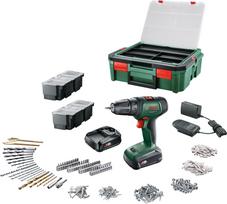 Bosch Power Tools Bosch UniversalDrill 18V + SystemBox 241 – cordless drill and accessory set (06039D4003)