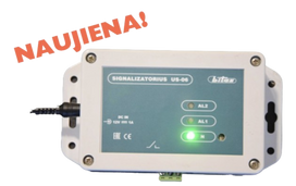 Dujų nuotekio detektorius su signalizacija US-06 (12 V)