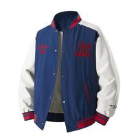 Men's Baseball Jacket Autumn/Spring Casual Baseball Uniform Bomber Coat Male Streetwear XS