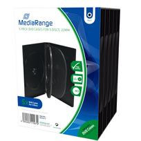 „MediaRange“ dėžutės 5 CD/DVD diskams, 5 vnt. (BOX35-5)