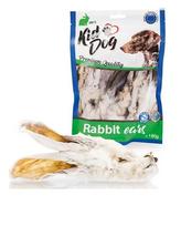 Kiddog triušių ausys su kailiu šunims, 180 g