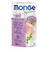 Monge Supreme Sterilised konservai katėms su tunu ir jūrų liežuviu, 12x80 g