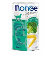 Monge Supreme konservai katėms su tunu ir brokoliais, 12x80 g