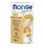 Monge Supreme konservai katėms su tunu ir jūros ešeriu, 12x80 g