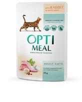 Optimeal konservai katėms su triušiena padaže, 85 g