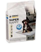 Croci Super Nappy vienkartinės palutės 60x60 cm, 10 vnt