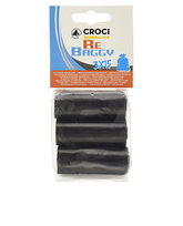 Croci juodi higieniniai maišeliai, 3x15 vnt