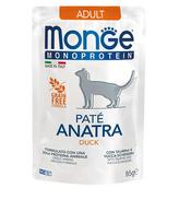 Monge Monoprotein konservai katėms su antiena, 85 g