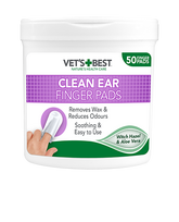 Vet's Best Clean Ear ausų valymo servetėlės, 50 vnt