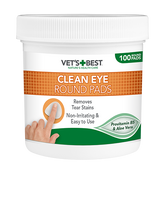 Vet's Best Clean Eye akių valymo servetėlės, 100 vnt
