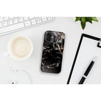 FORCELL F-PROTECT Mirage, Military Drop-Tested case compatible with MagSafe for IPHONE 15 PRO, black marble