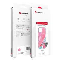 FORCELL F-PROTECT Mirage, Military Drop-Tested case compatible with MagSafe for IPHONE 15, pink marble