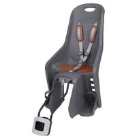 Polisport Bubbly Maxi Plus FF 26-29" vaikiška kėdutė dviračiui ant rėmo | Charcoal Grey - Brown