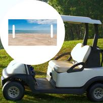 Golf Carts Seat Cover Towel Blanket Microfiber Unique Lightweight Easy to Clean, B