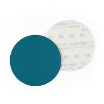 Šlifavimo popieriaus diskeliai SMIRDEX 335 Zirconia Paper, 125mm, su veliūru - 40