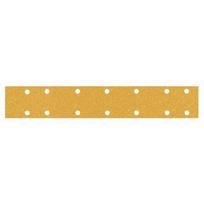 Šlifavimo popieriaus juostelės SMIRDEX 820 Yellow Line, 70x420mm, 14 skylių, su veliūru - 80