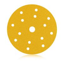 Šlifavimo popieriaus diskeliai Smirdex 820 Yelloww Line, 150mm, 15 skylių, su veliūru - 60