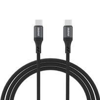 USB-C - USB-C kabelis Dudao L3CC 60W, 2 m, juodas