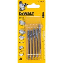 Medienos pjūklų ašmenys - DEWALT - T101AO - Tikslus kreivių pjovimas - 5 vnt. pakuotė