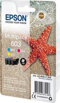 Kasetė rašaliniams spausdintuvams epson originalus rašalas c13t03u54010, 603, spalvotas, 3x2,4 ml, epson expression home xp-2100, 2105, 3100, 3105 wf-2310