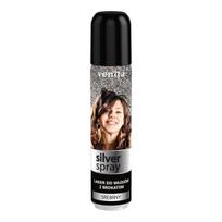 Plaukų lakas su sidabrinėmis blizgančiomis dalelėmis Venita Silver Spray, 75 ml