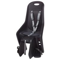 Polisport Bubbly Maxi Plus CFS 26-29" vaikiška kėdutė dviračiui ant bagažinės | Black - Dark Grey