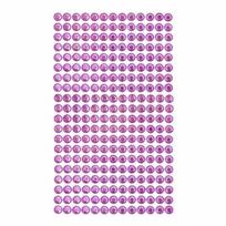Dekoratyviniai lipnūs kristalai, 6 mm, 260 vnt.