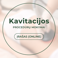 Kavitacijos procedūros mokymai kosmetologams (teorija + procedūros demonstracija) ĮRAŠAS