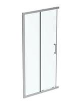 Dušo sienelė IDEAL STANDARD, Connect 2 (1000x1950) cm, profilis aliuminis, stiklas skaidrus