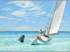Reprodukcija „Bangavimas“, Edward Hopper (1939)