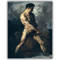 Reprodukcija „Nuogas vandenyje“, Théodore Géricault (1818)