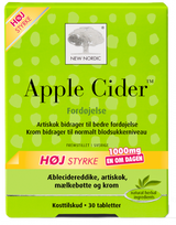 NEW NORDIC Apple Cider Mega Strenght  tabletės, 30 vnt.