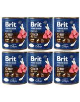 BRIT Premium by Nature 6x800 g jautiena ir subproduktai šunims