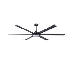FARO 34203-130 - LED lubinis ventiliatorius ROTTERDAM XL LED/32W/230V juoda diametras 200 cm+VP