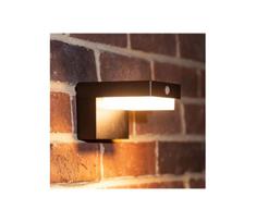 Zuma Line WT33811-LED sieninis šviestuvas, įkraunamas saulės energija GRID LED/4,5W/2000mAh IP44 juoda